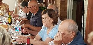 HOMMAGE A N.D. DE SANTA CRUZ A DALIAS DU 7 AU 10 JUIN 2019 (731) REPAS CHEZ ANGE AVANT LE DEPART 